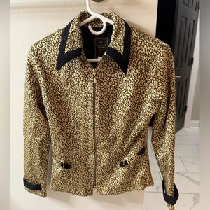 mermerize Gold USA Black and Gold  small lightweight  Jacket